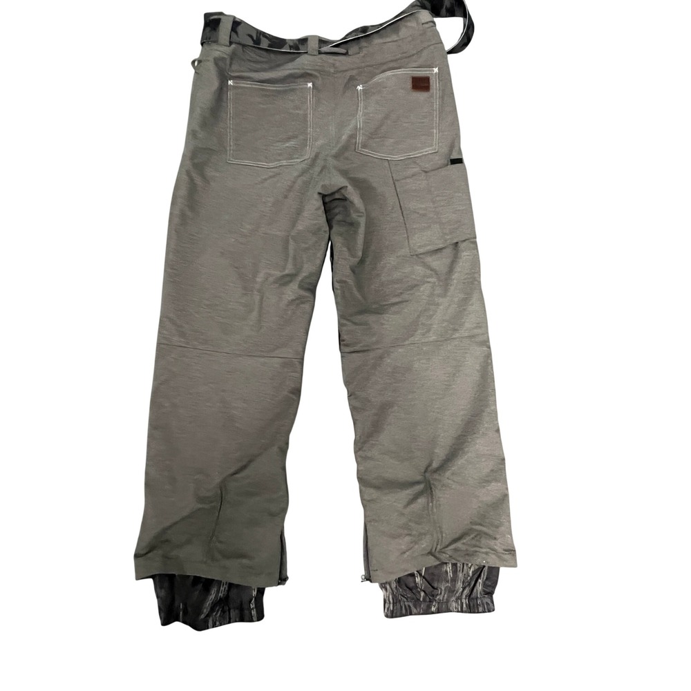Lib Tech Storm Factory Snowboard Pants Mens Large Grey Eco Techstyle Insulated
